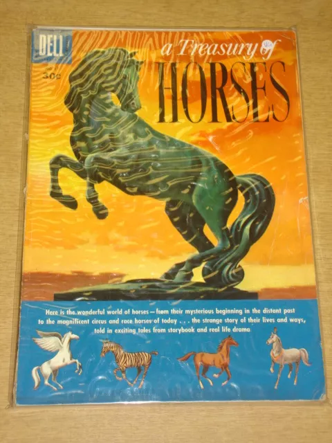 Dell Giant Treasury Of Horses #1 Vg+ (4.5) September 1955