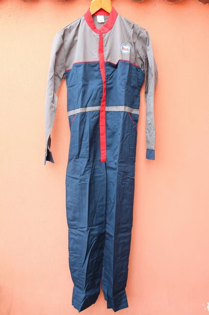 DIVISA TUTA MECCANICO OFFICINA ESSO LUBRIFICANTI AUTO EPOCA MOTO