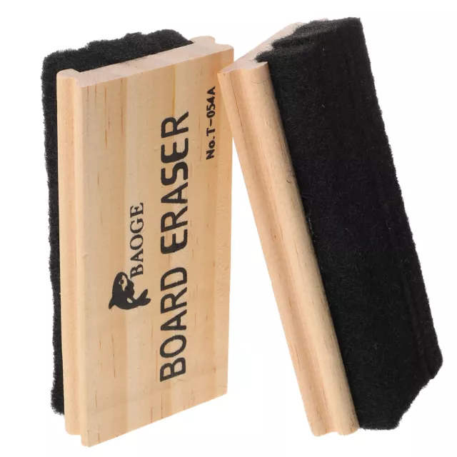 2 Pcs Chalk Eraser Cleaner Chalkboard Eraser Dry Board Eraser