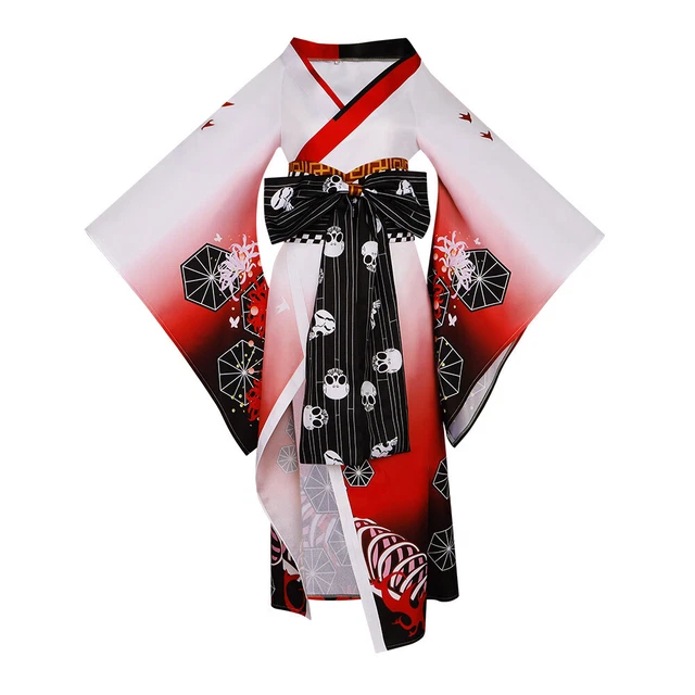 Hyakkiyakou's Shutendoji Makima Origunal Design Kimono Cosplay Costume Outfits Halloween Carnival Party Suit