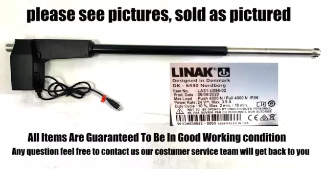 LINAK ACTUATOR ITEM# LA31-U086-02  DK - 6430 Nordborg