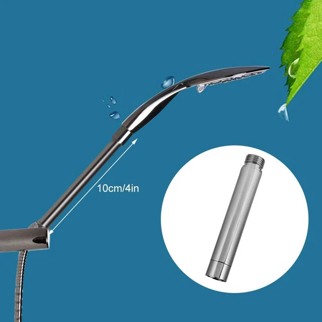 Lusso 4 pollici prolunga doccia acciaio inox tubo con superficie cromata
