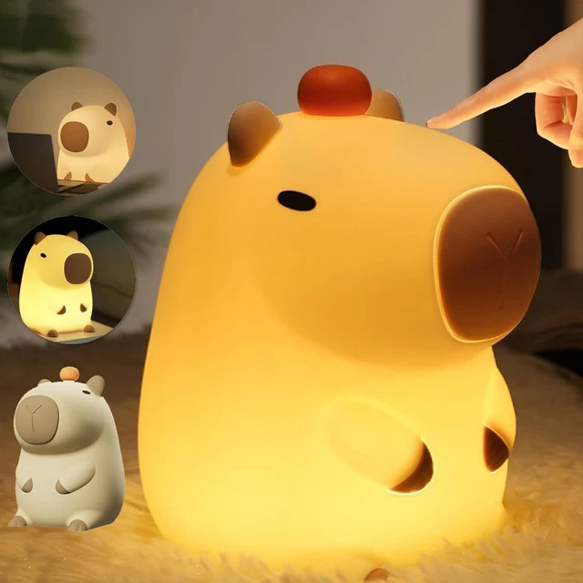 BABY LED NIGHT Light Rechargeable LED Lamp Kids Capybara Silicone Night
