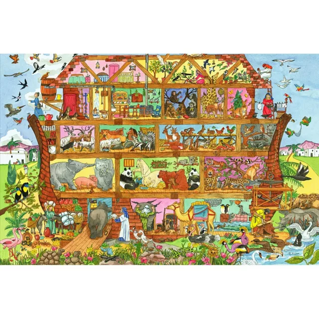 Bigjigs 192 Piece Wooden Floor Puzzle”Noah’s Ark”