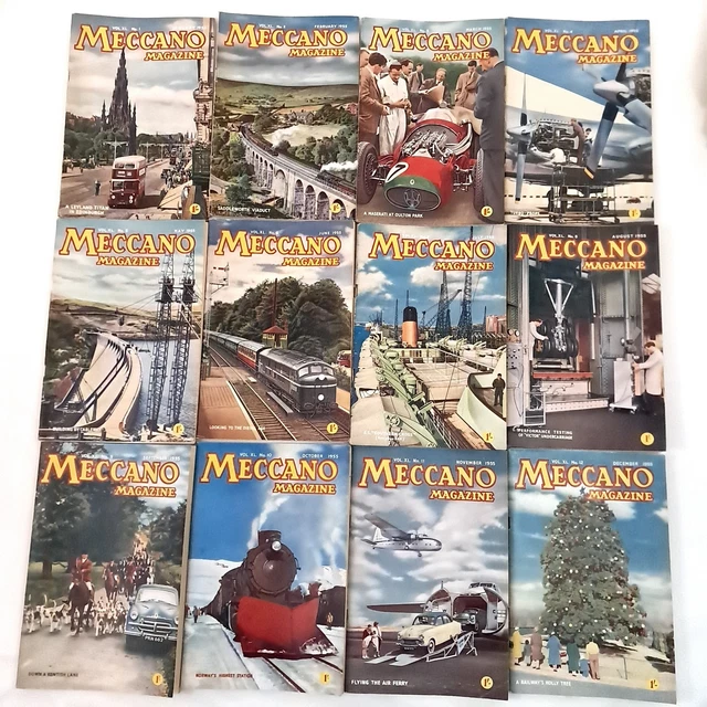 VINTAGE MECCANO MAGAZINE 1935 - 1960 Choose from Selection £0.99