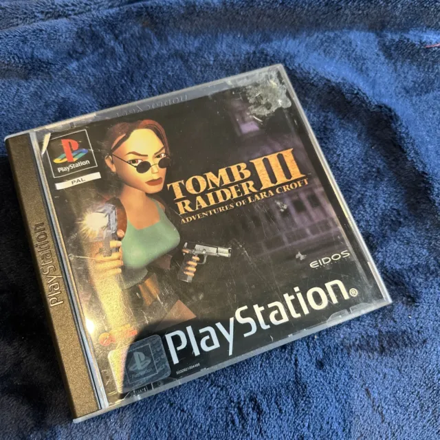 Tomb Raider III PS1 PlayStation 1 PAL Complete VGC - Free Post