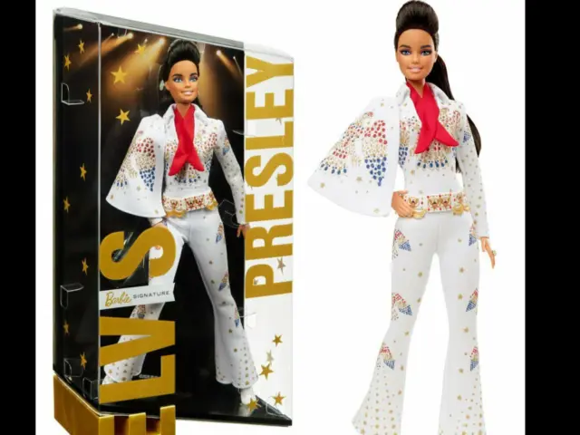Barbie Elvis Presley Barbie Collector Doll "American Eagle" Jumpsuit 2021