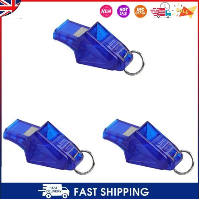Referee Whistles Plastic Whistle for Referee Competition Training (Dark Blue) C-