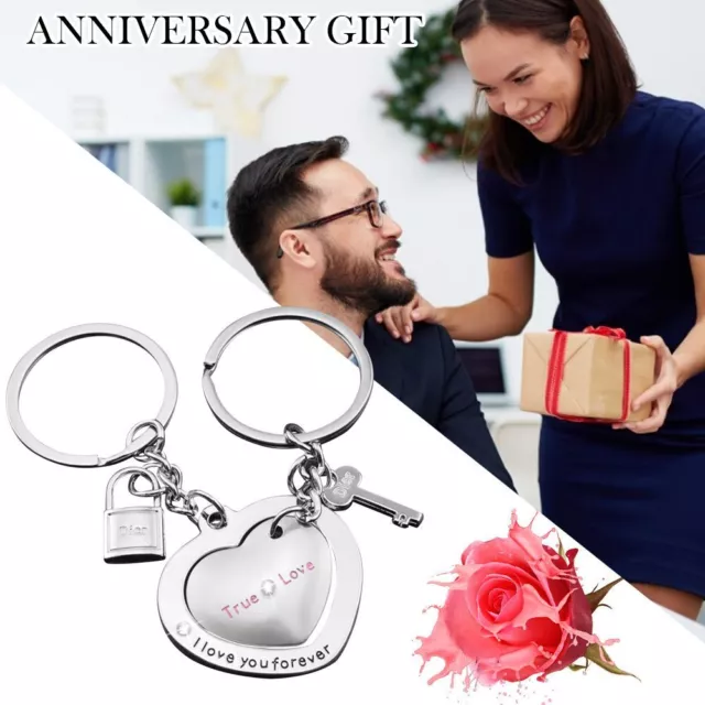 for Boyfriend Couple Jewelry Couples Keychain Valentine's Day Gifts Keyring