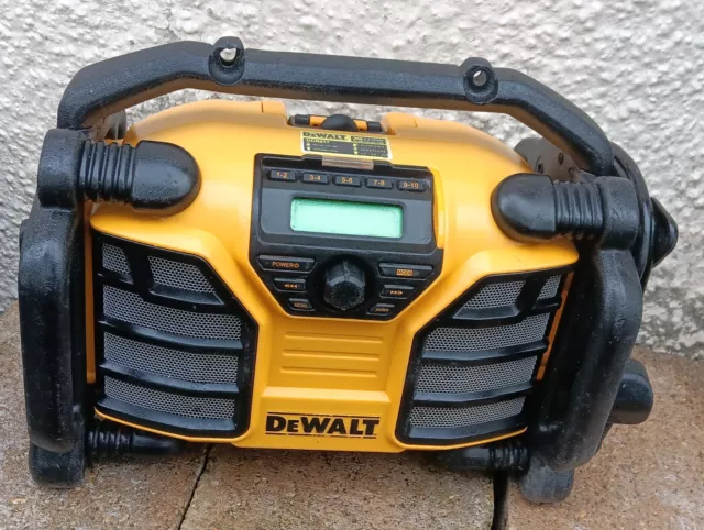 Dewalt DCR017 240V 10.8V/14.4V/18V Site Radio DAB Aux - BLUETOOTH UPGRADED