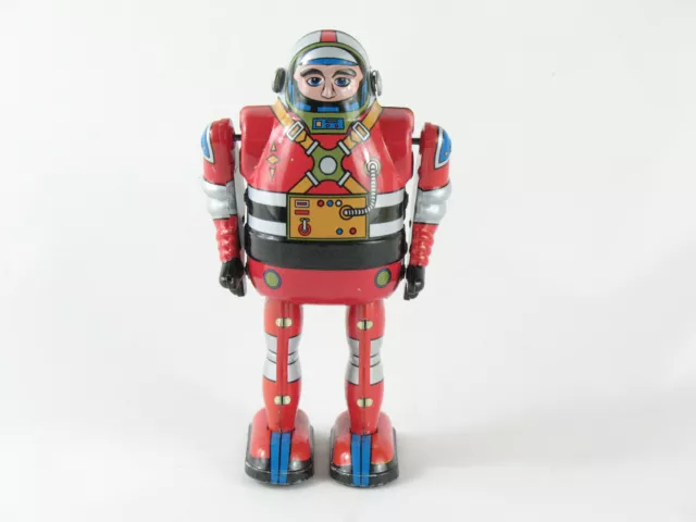 Blechspielzeug - Roboter Astronaut mit beweglichen Armen, rot       6460650