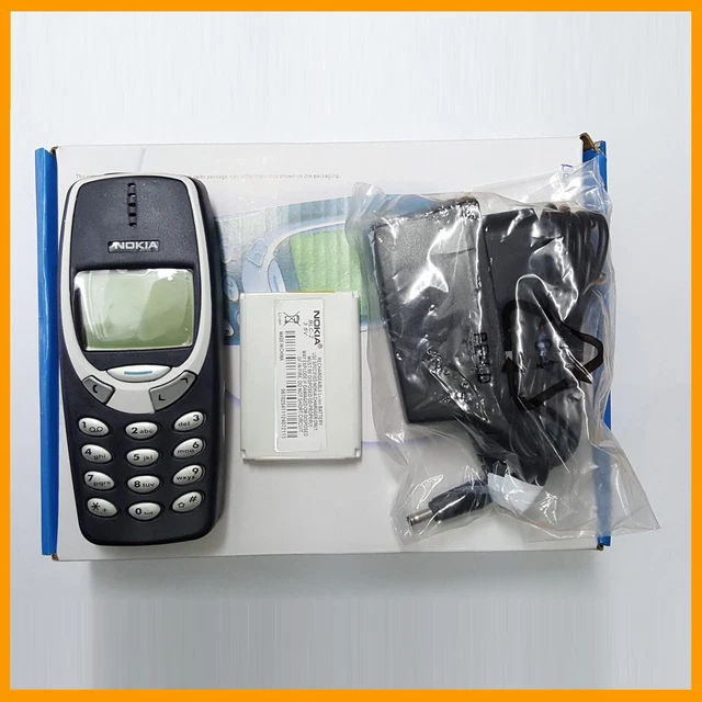 TÉLÉPHONE GSM NOKIA 3310 - Bleu Unlocked chargeur + Batterie « Débloqué » EUR 59,95 - FR