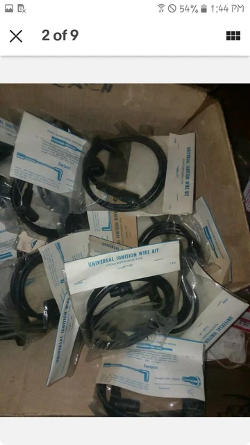 UNIVERSAL IGNITION WIRE KIT. VINTAGE LOT 8 RADIO SUPPRESSOR TYPE 36"each lot 8