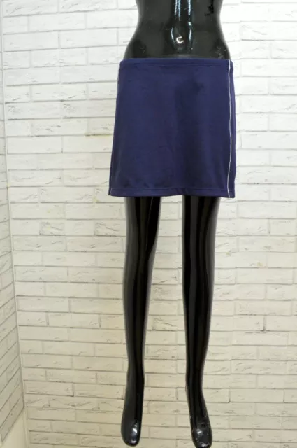 Gonna Donna Fila Taglia 44 Elastico Blu Minigonna Woman Skirt Corto Sportiva