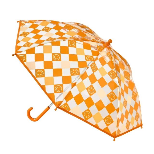 Kids Printed Clear Stick Umbrella Cat & Jack Orange