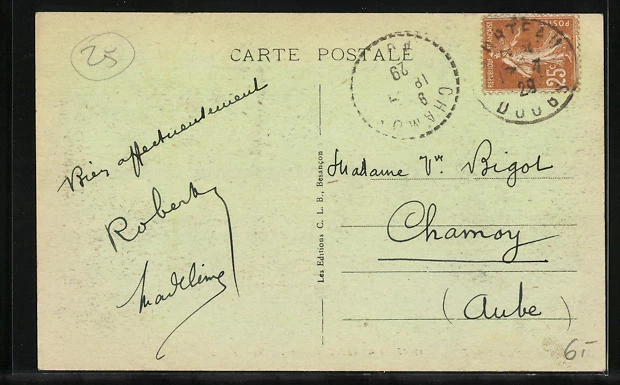 CPA Morteau, Grande Rue 1929 2