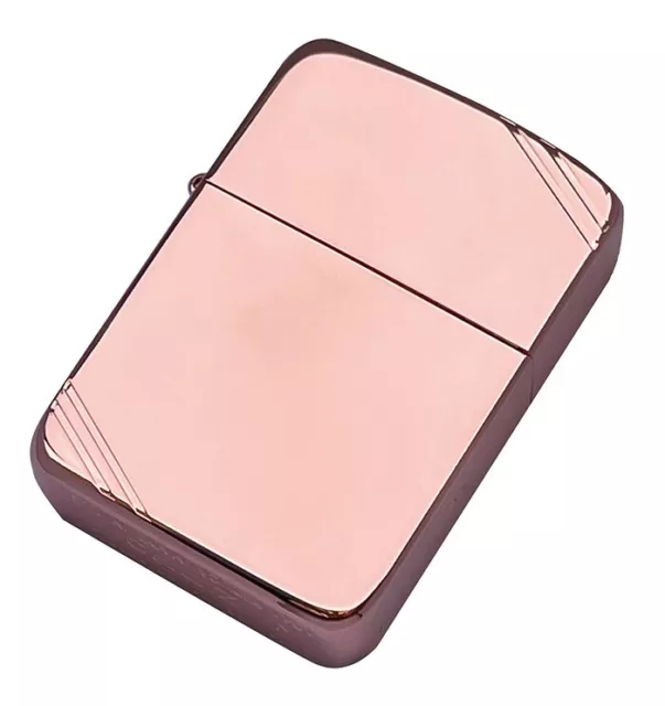 Zippo Oil Lighter 1935 Replica Copper Plain Pattern Full Color Print Japan 2