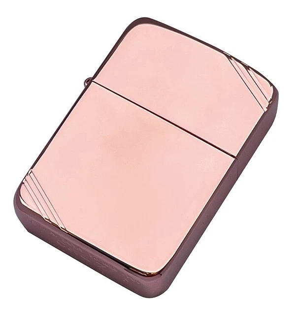 Zippo Oil Lighter 1941 Replica Copper Plain Pattern Full Color Print Japan 2