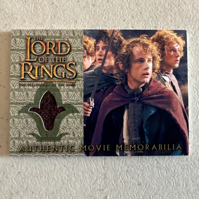 Topps Pippin's Travel Cloak Costume Card Lord of the Rings Movie Memorabilia