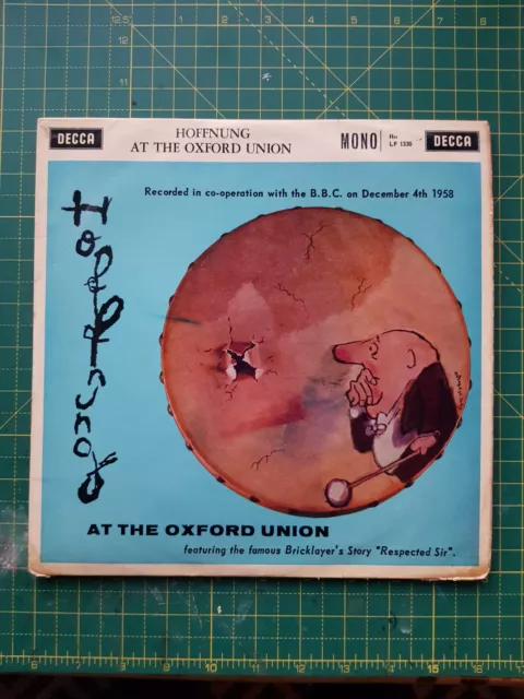 Gerard Hoffnung at The Oxford Union - 10" Vinyl Record LP Album - 1960 Decca