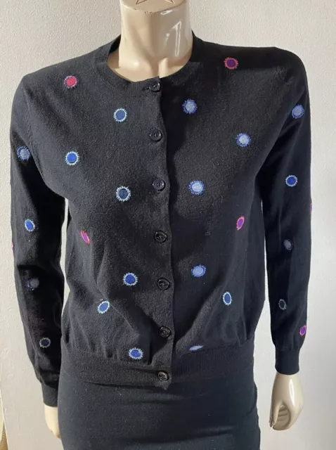 Paul Smith Cardigan Women’s S Cotton Wool Embroidered