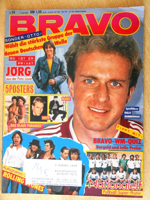 Bravo 24/1982 Komplett - Kraftwerk, Blondie, UKW, Rolling Stones  - TOP