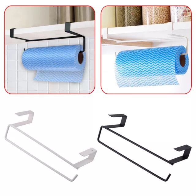 Bathroom Kitchen Wall Hanging Roll Paper Towel Tissue Storage Holder Rack rt