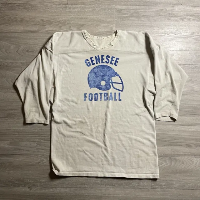 1960s/70s Distressed Cotton Genesee Football Jersey