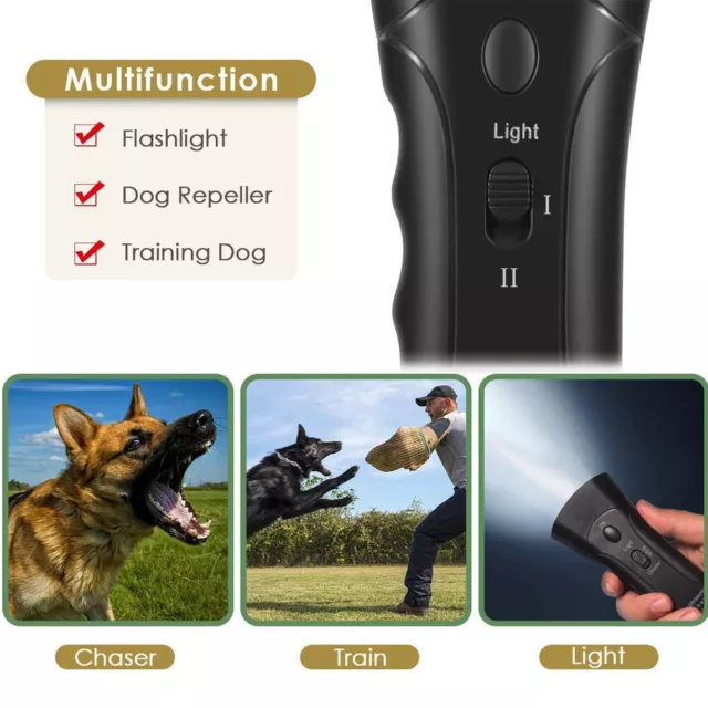 Petgentle Ultrasonic Anti Dog Barking Pet Trainer LED Light Gentle Chaser Style 3