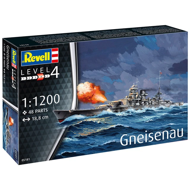 REVELL 1/1200 GNEISENAU Battleship Model Kit 05181 £11.90 - PicClick UK