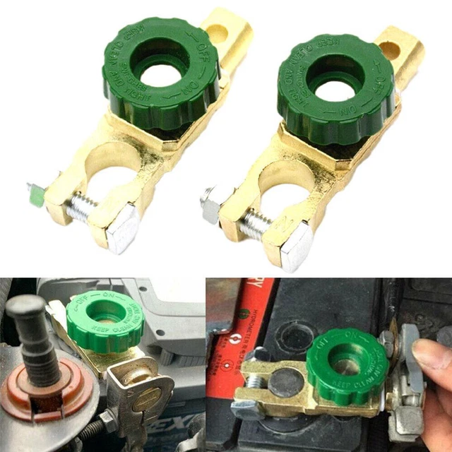 2X CAR BATTERY Master Isolator Disconnect Power Cut Off Switch for Car