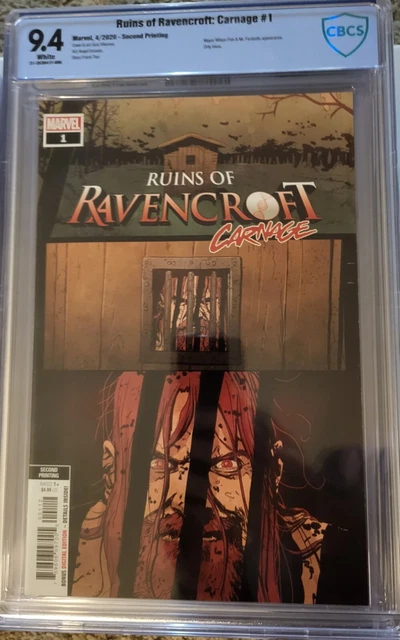 Ruins of Ravencroft: Carnage 1 Second Print CGC 9.8 🔥🔥🔥