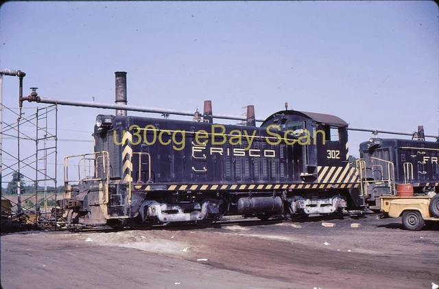 G Original Slide - FRISCO SLSF NW2 302 Memphis TN 1969