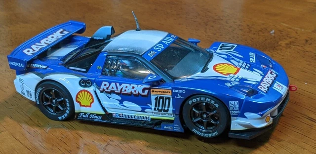 SCALEXTRIC QUATTROX SLOT Cars, Takata Dome Honda Nsx 2004 , Boxed