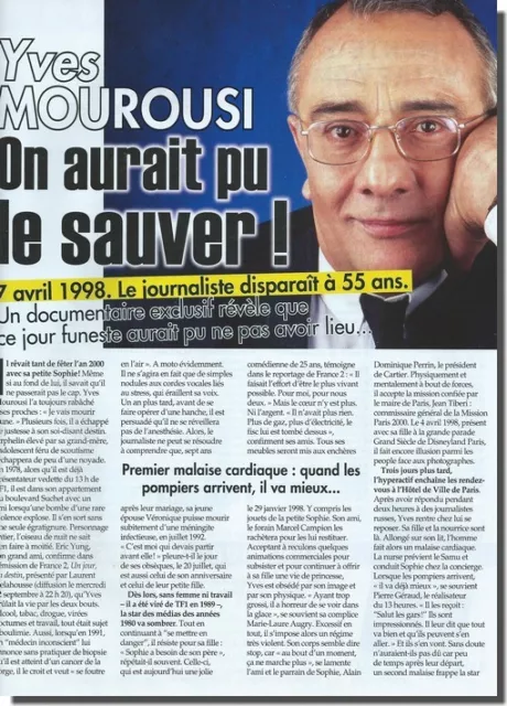 Coupure de presse Clipping 2012  - Yves Mourousi - ( 2 pages)