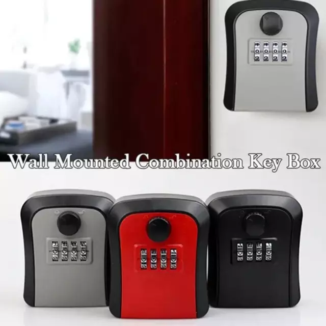 Smart Code Password Key Lock Box Storage Key Wall Mounted Key Safe Box `