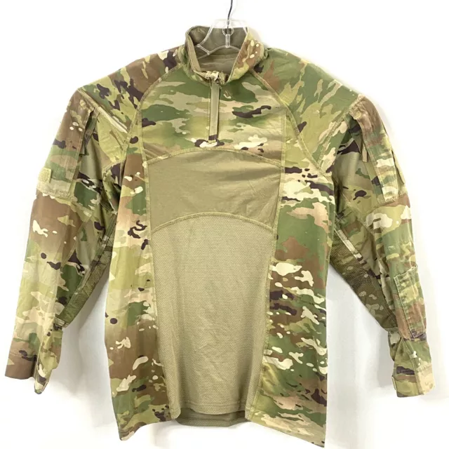 US Army Multicam OCP Flame Resistant FR Combat Shirt Massif Long Sleeve Mens Lg