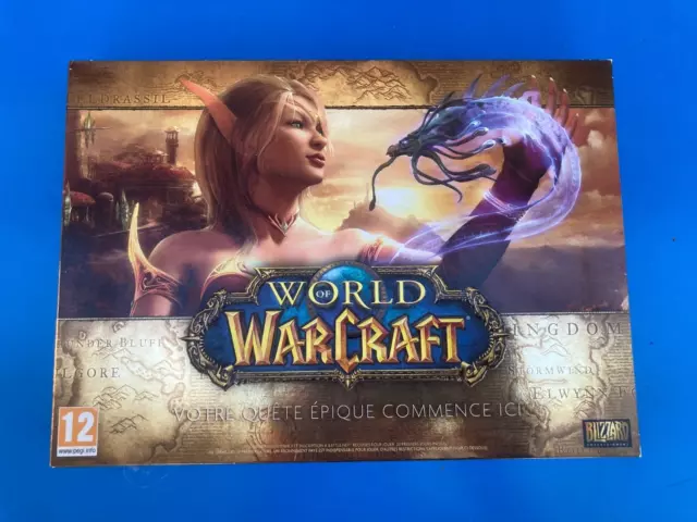 COFFRET JEU PC WORLD OF WARCRAFT GUIDE DU DEBUTANT +2 DISQUE Battlechest NEUF UK