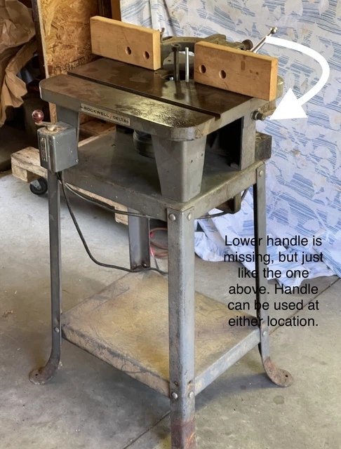 Rockwell  Wood Shaper  Model 43-110, Sn D09805, With Original Metal Stand