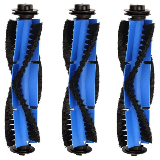 Paquet de 3 PièCes de Rechange Brosse à Rouler pour Aspirateur Robotique Eufy A7