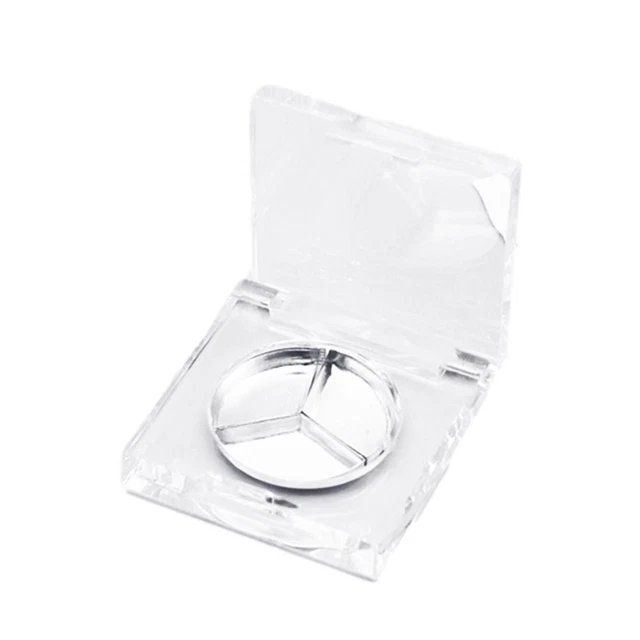 Lápiz labial transparente para sombra de ojos de celosía transparente corrector caja de muestra