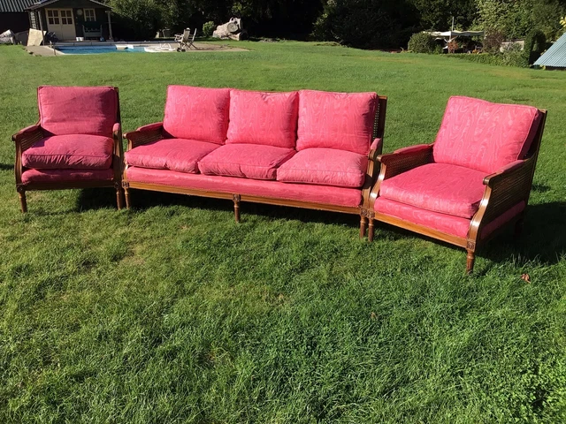 Vintage French Bergere Suite.