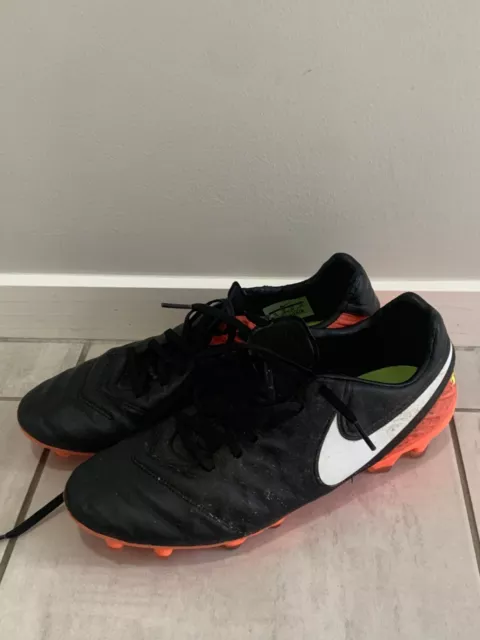 Nike Tiempo Legacy II 2 FG Firm Ground Soccer Cleats Boots 819218 018 Men Sz 10