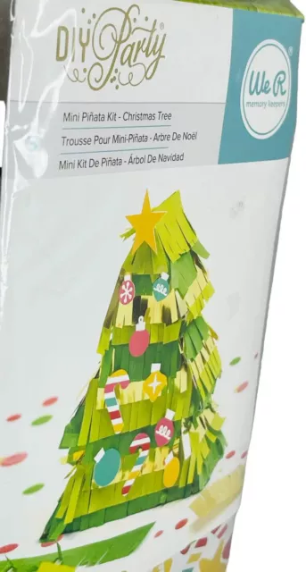 Mini Piñata Árbol De Navidad Kit De Construcción 3 Arboles De Navidad Árbol De Navidad Fiesta