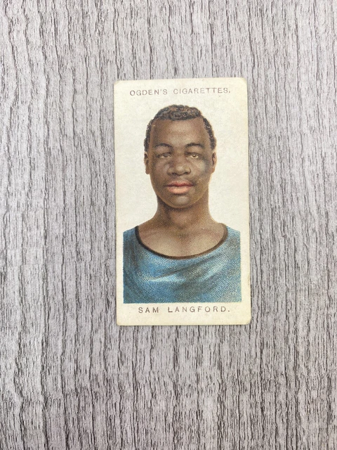 1909 Ogden's Pugilists & Wrestlers Sam Langford #73 Boxing legend