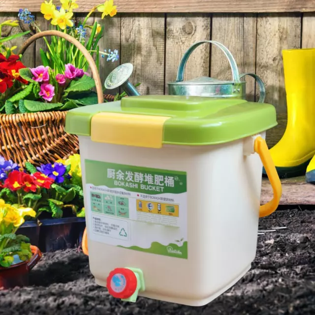 Compost Bin Conteneur Ménage Compost Box Pour Déchets Alimentaires Restes