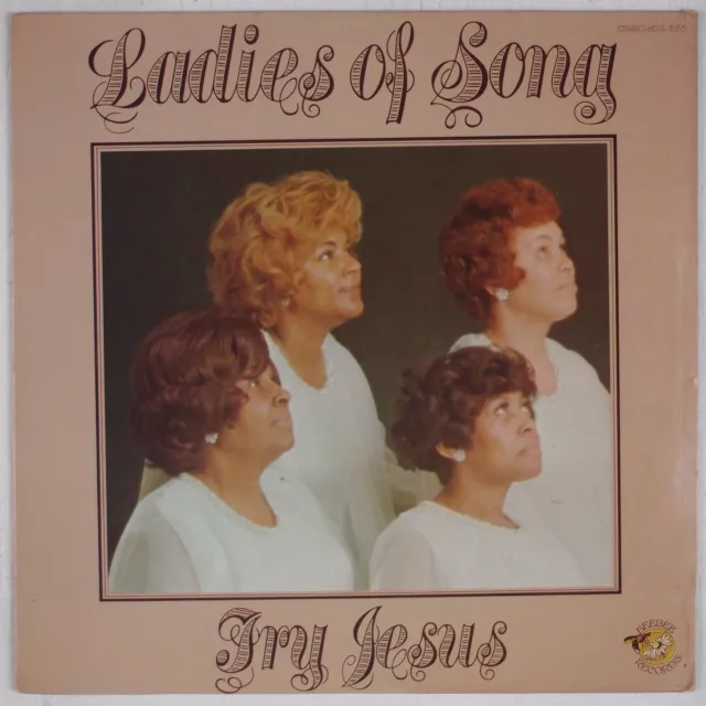 DAMEN DES SONGS: Try Jesus BEEGEE Obscure '74 schwarz Gospel Soul Vinyl LP