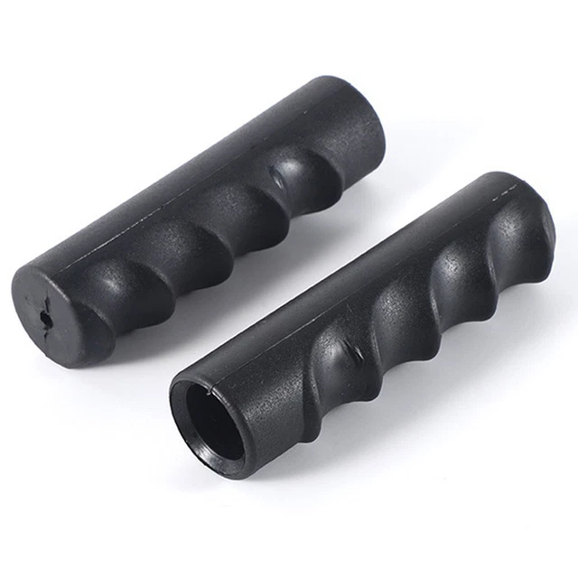 Lot De 2 Poignées De Brouette En Caoutchouc Antidérapantes - Tubes Ronds - Universelles 119x24mm Et 119x25mm