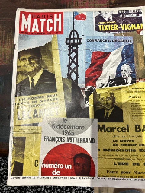Paris Match N°765 & 766 - Décembre 1963, édition Originale, Lot De 2 Magazines Vintage