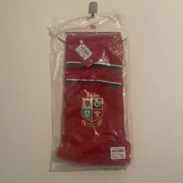 Canterbury British and Irish Lions Rugby Scarf Official Licensed Product